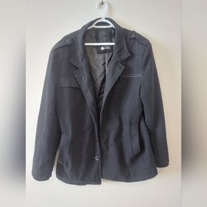 Black label wool blend